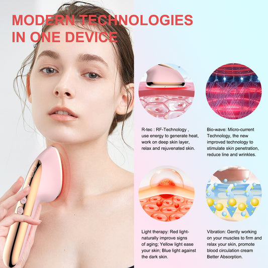 Red Light Therapy Device Face Massager Electric Face Lifting Belly Fat Burner for Women