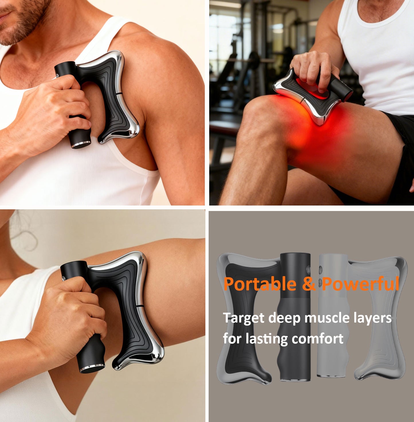 Heated Muscle Scraper Tool –Electric Fascia Knife Massager