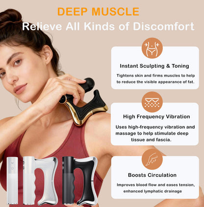 Heated Muscle Scraper Tool –Electric Fascia Knife Massager