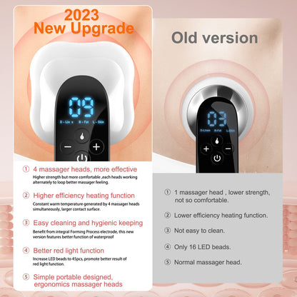 Upgraded Version 4 Massager Heads Cellulite Remover Massager